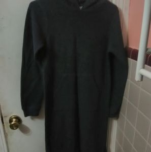Long pajama robe with hood